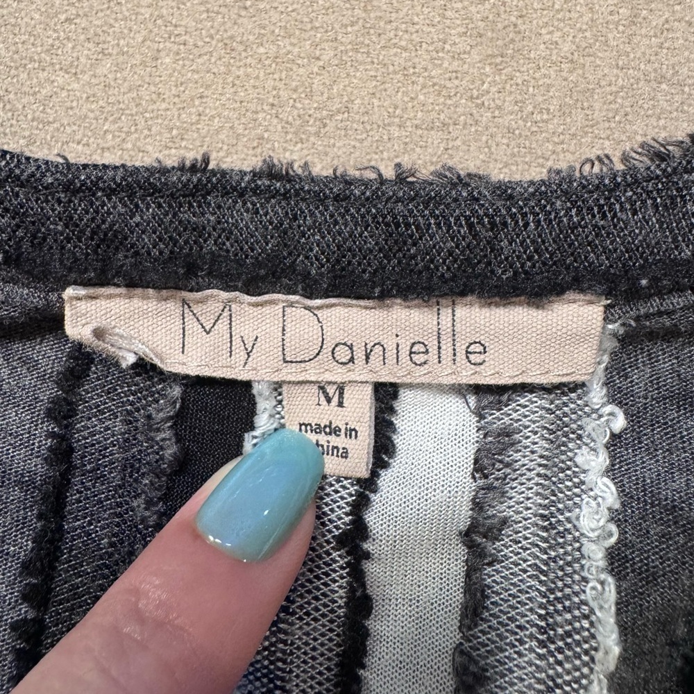 My Danielle Striped Black & White Mini Dress - Picture 3 of 5